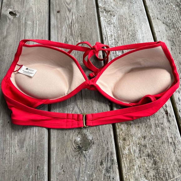 STYLUS PUSH UP HALTER BRA SWIM TOP - Picture 4 of 9